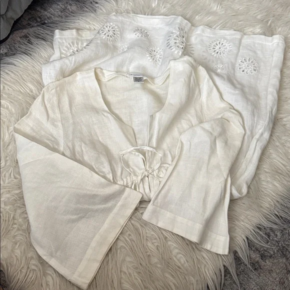 Diane von Furstenberg Linen Mini Dress size M - Picture 4 of 5